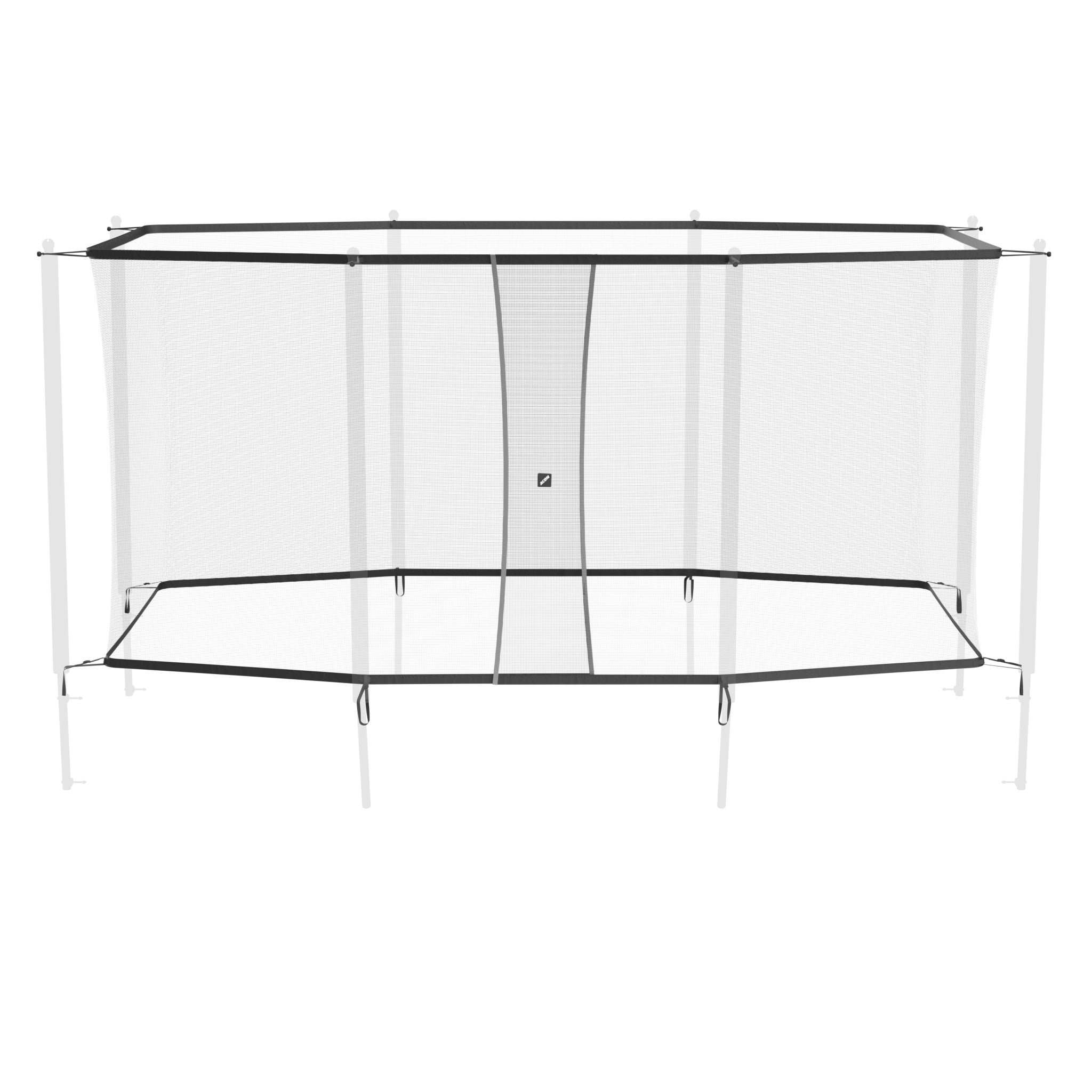 Ersatznetz für rechteckige Trampoline Sicherheitsnetz auf weißem Hintergrund