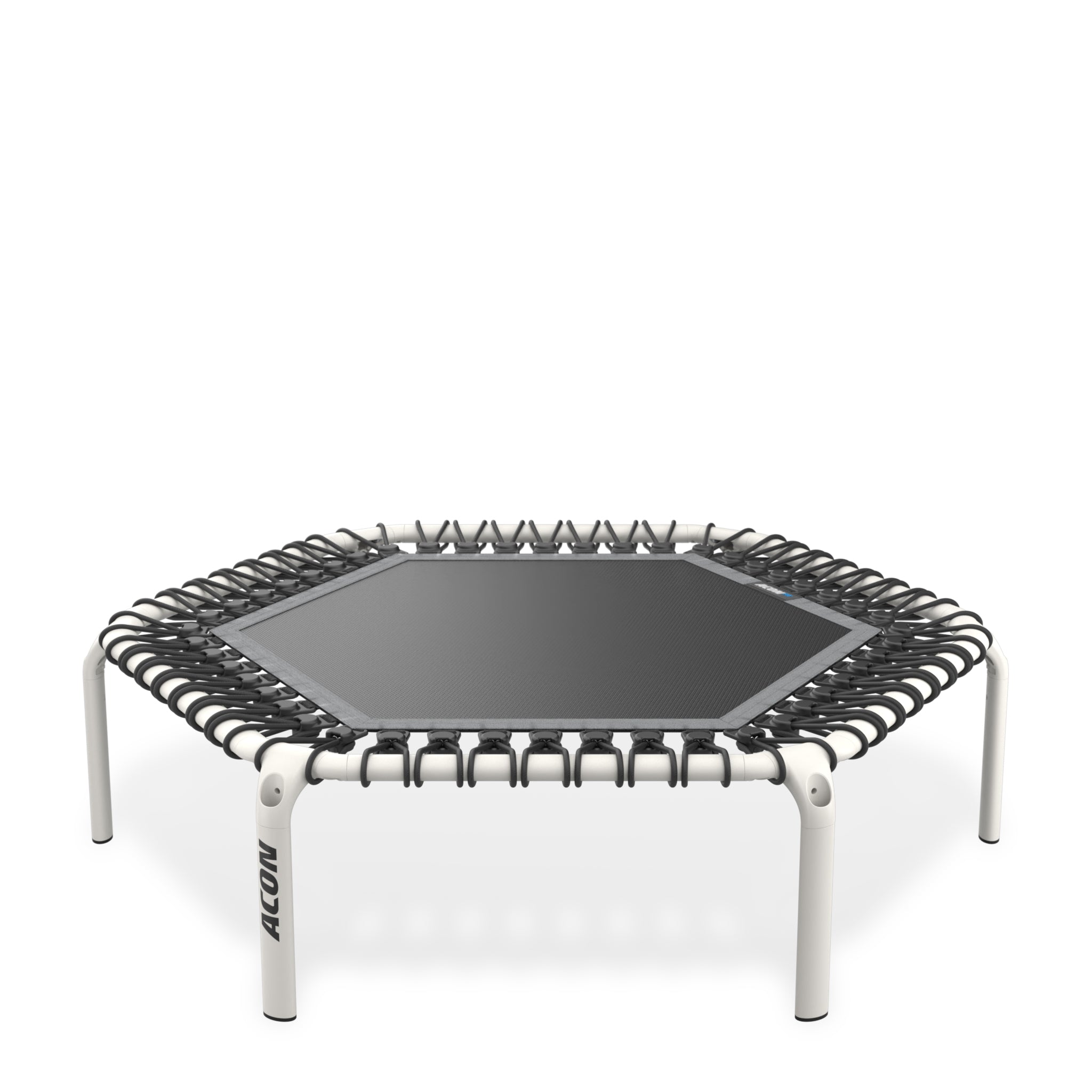 ACON FIT 1,41 m Trampolin Hexagon, Weiß.