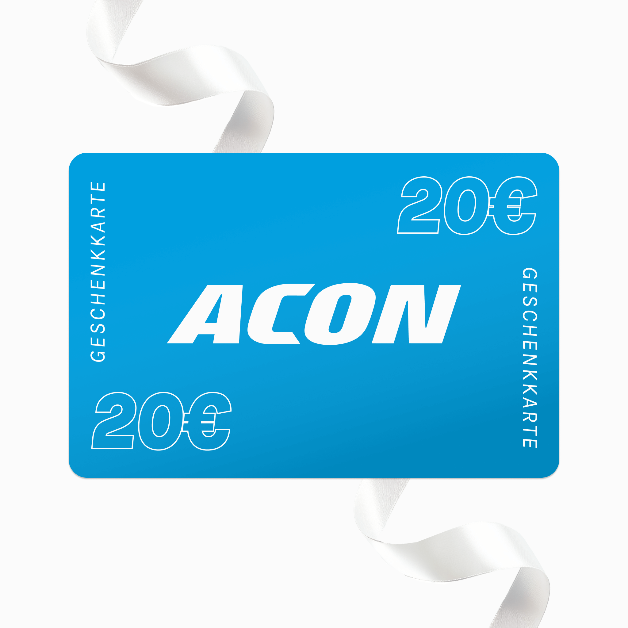 Acon-Geschenkkarte 20 Euro.