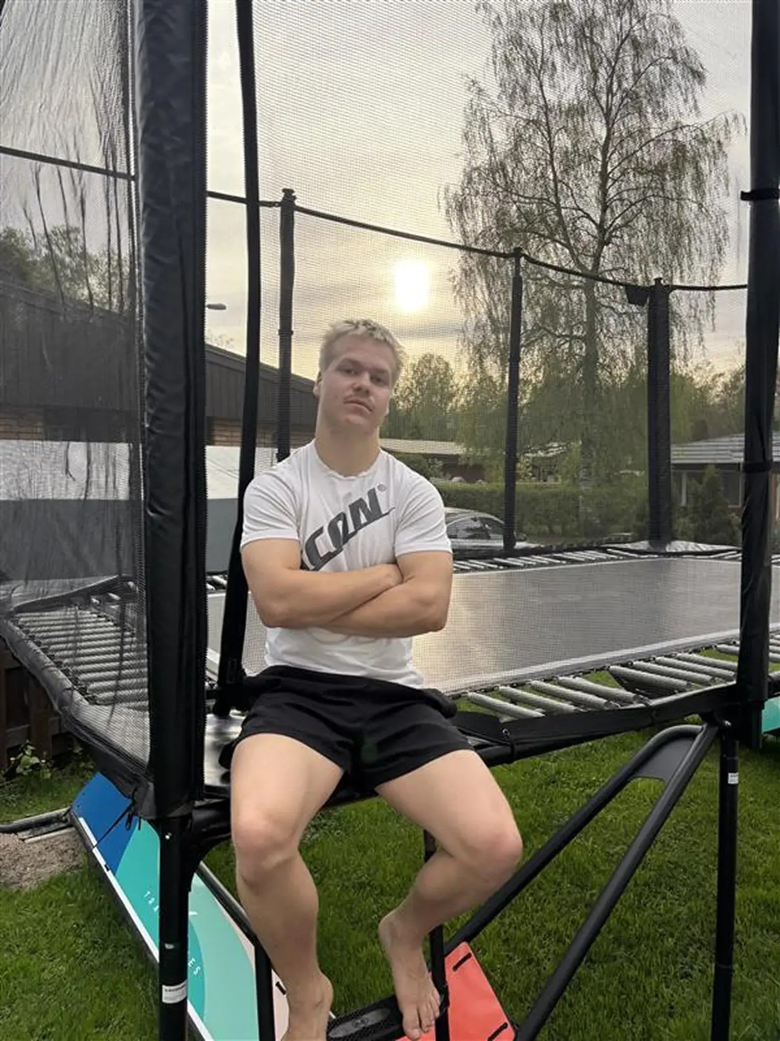 Trampoline athlete Leevi.