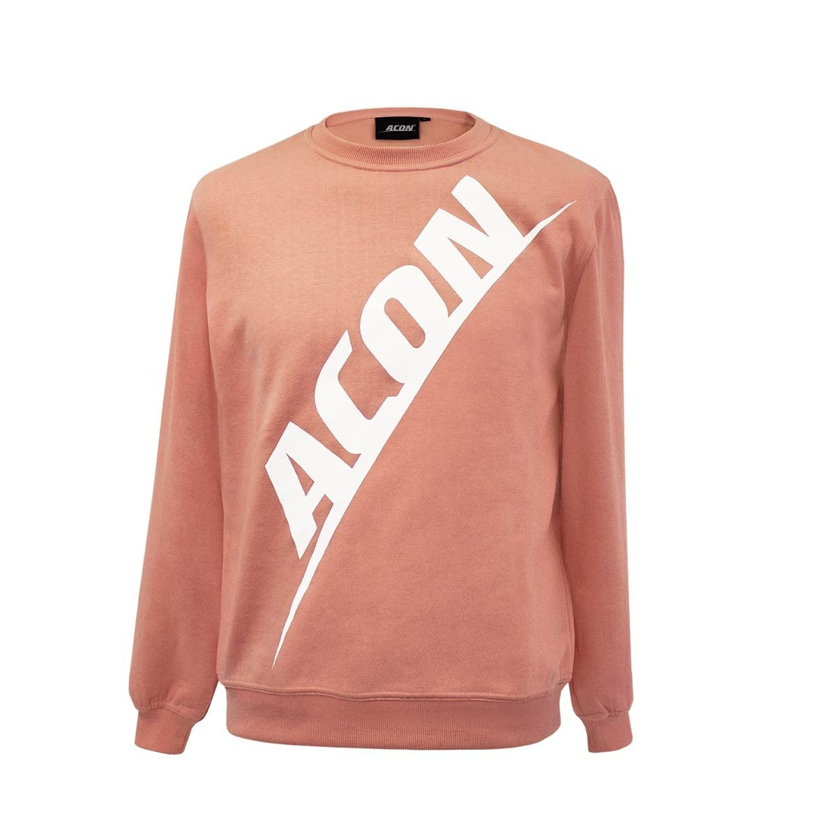 ACON Sweatshirt - korallenrot mit weißem Logo