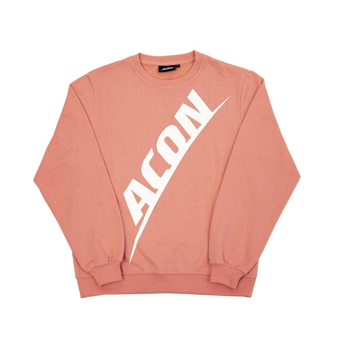 ACON Sweatshirt - korallenrot mit weißem Logo