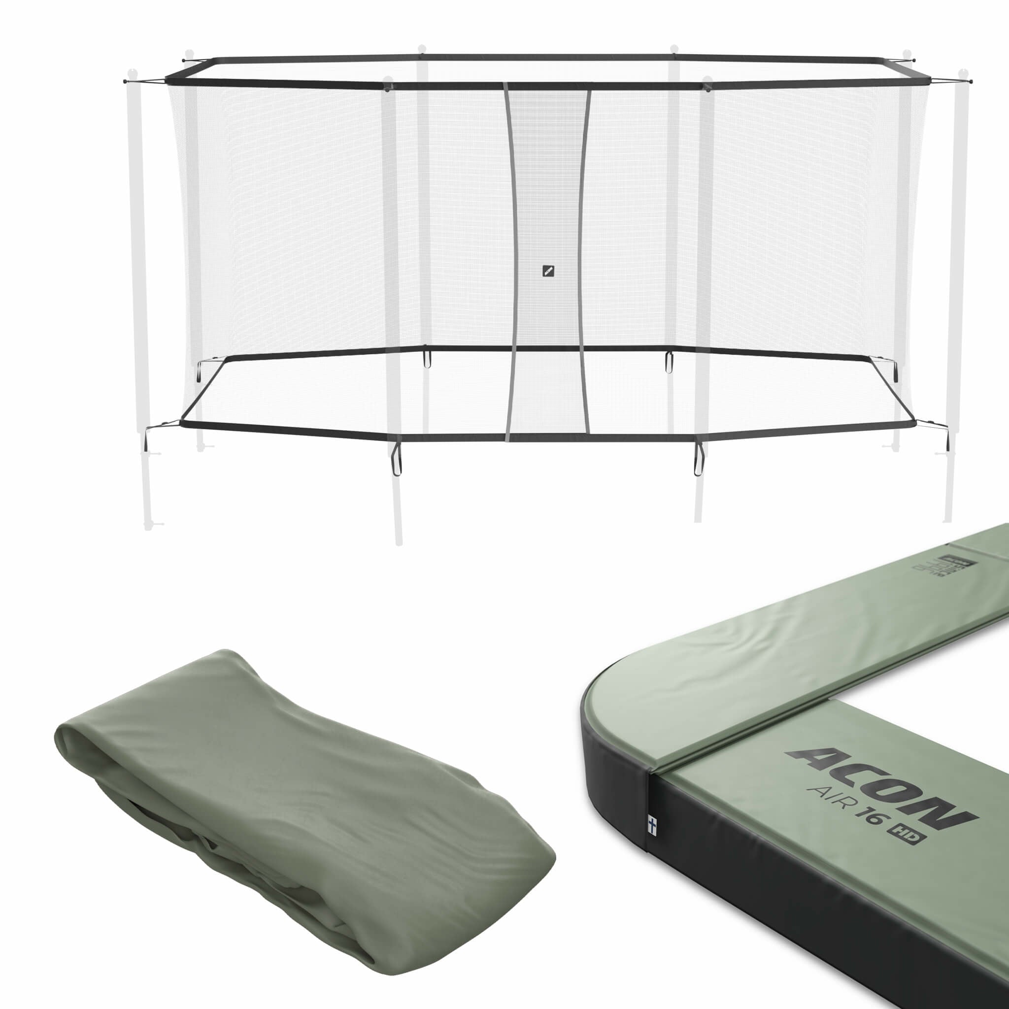 Sicherheits-Update-Kit für rechteckige Trampoline & 11801-16HD