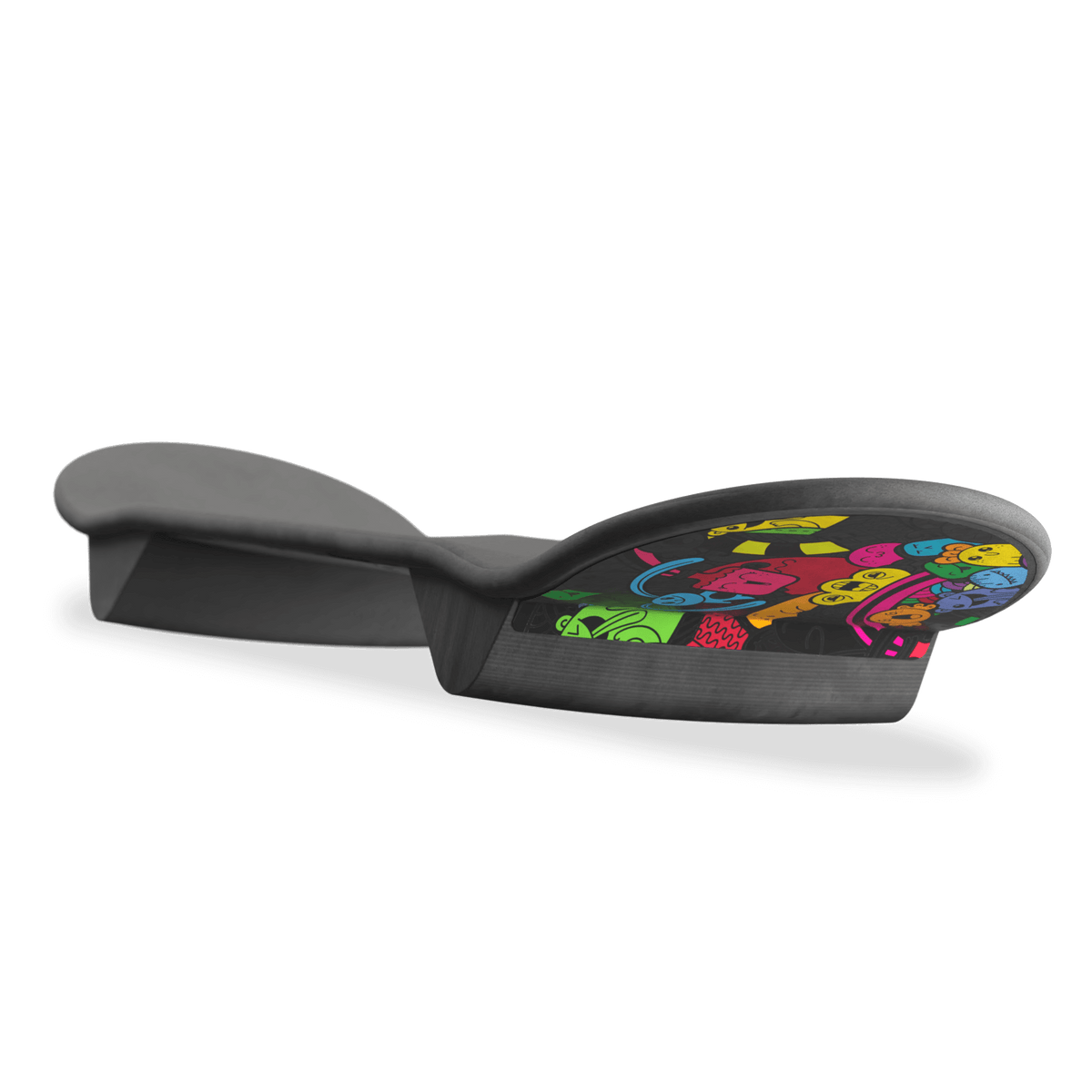 ACON Trampolin-Skateboard von der Seite.