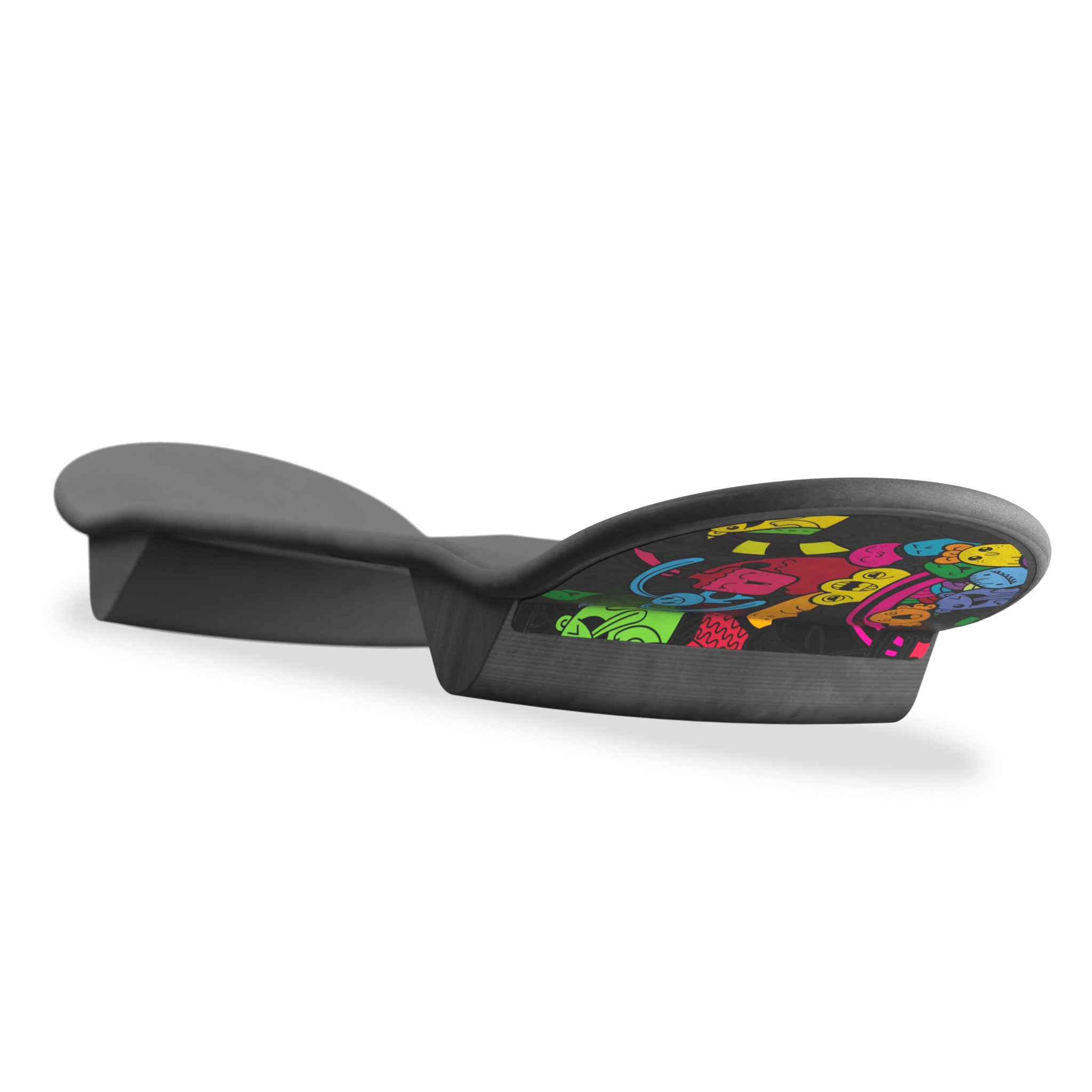 ACON Trampolin-Skateboard von der Seite.