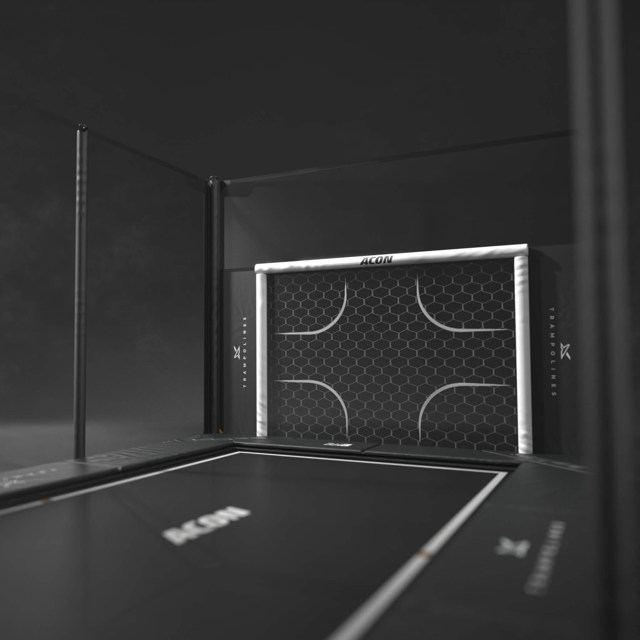 Acon X 17 Trampolin mit Fußballfarbe