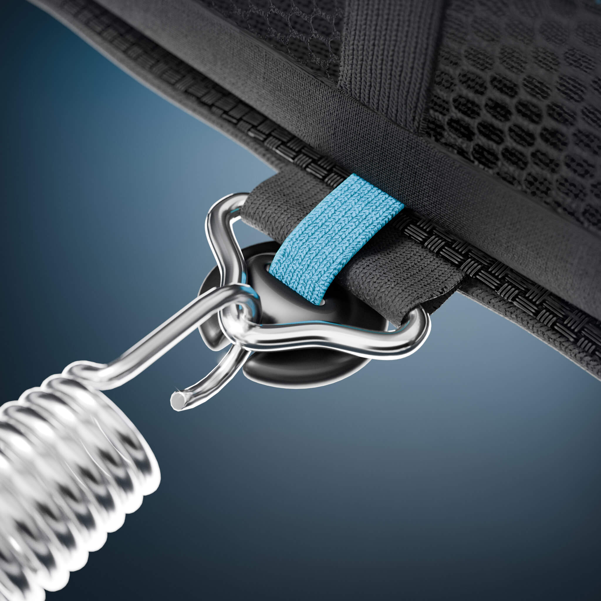 ACON Air 4,3 m Rundes Trampolin mit Sicherheitsnetz und Leiter (4)