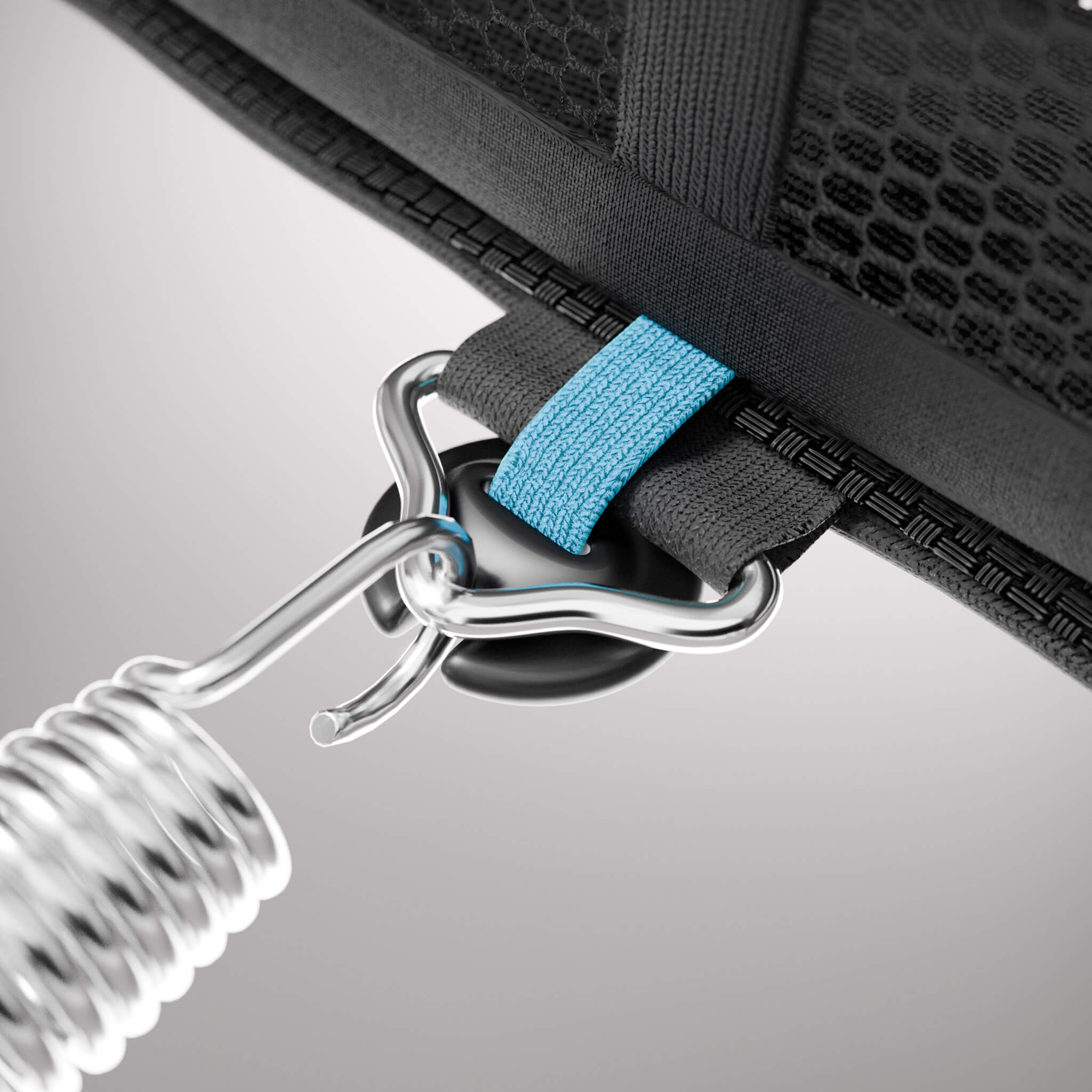 ACON Air 4,6 m Rundes Trampolin mit Sicherheitsnetz und Leiter (4)