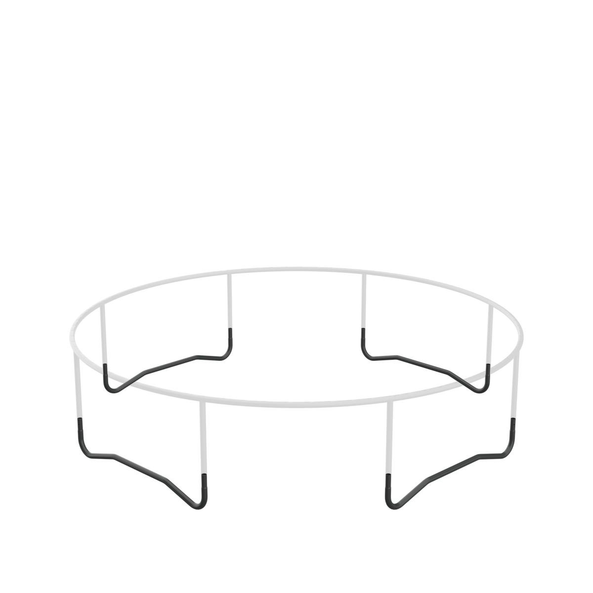 Ein Bild, das die Fußteile des ACON Air Trampolins hervorhebt