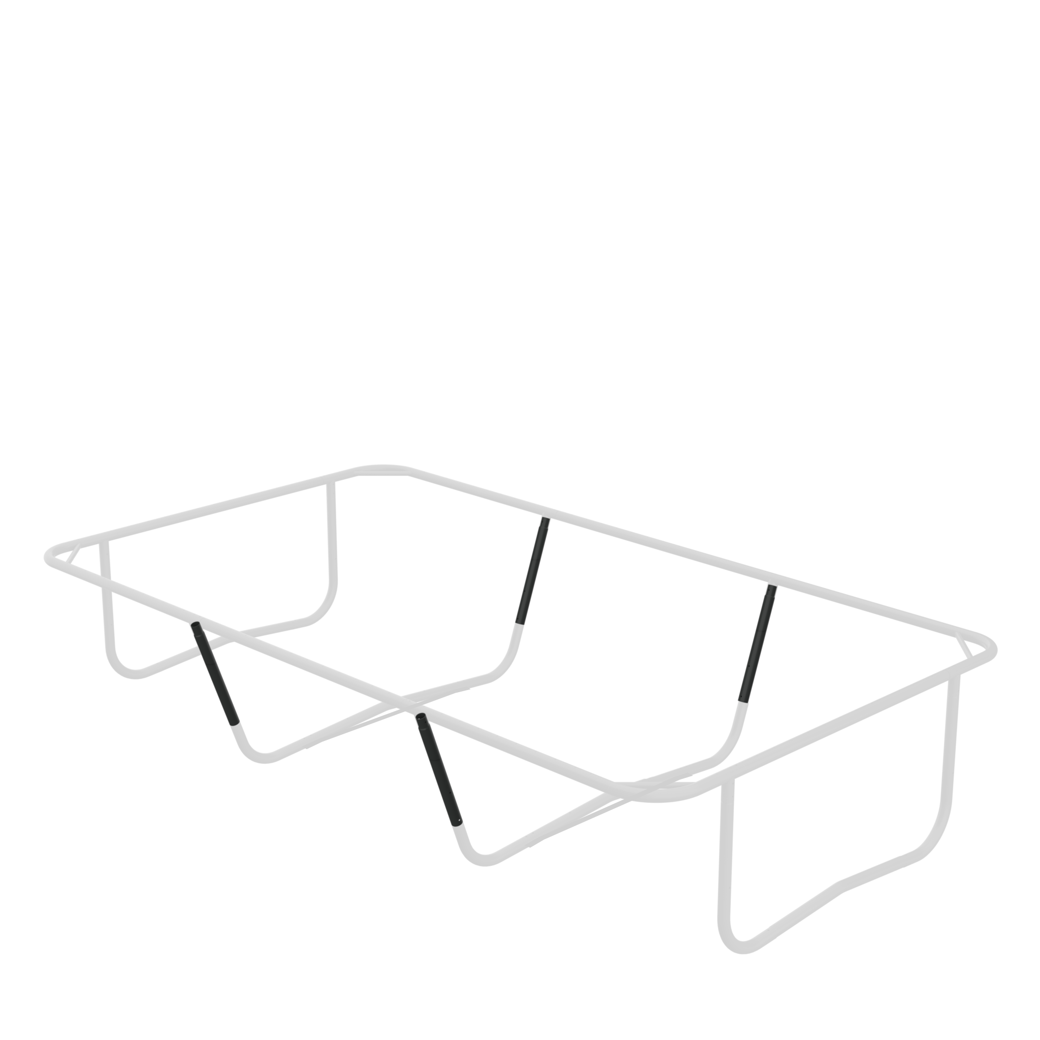 Ein Bild, das die Beinverlängerung für das mittlere Bein des ACON 16 HD Trampolins hervorhebt