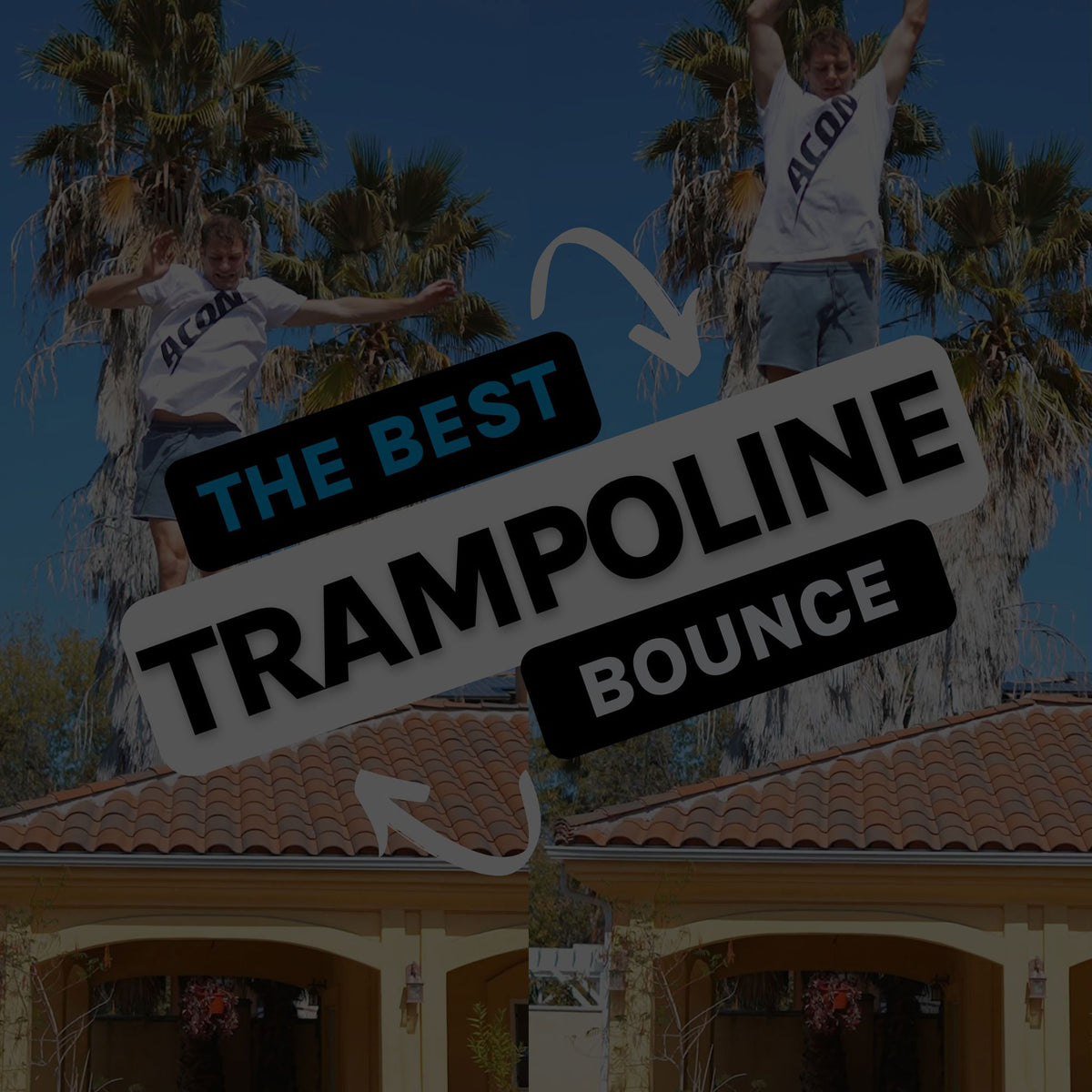 Die beste Trampolinsprungkraft – Video-Standbild.