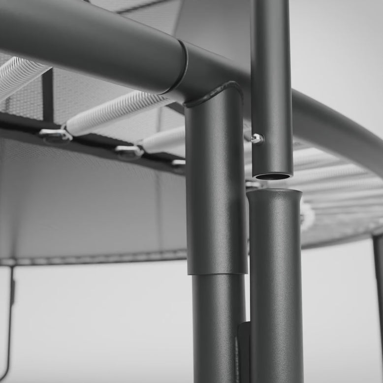 ACON Air 3,7 m Rundes Trampolin mit Sicherheitsnetz und Leiter