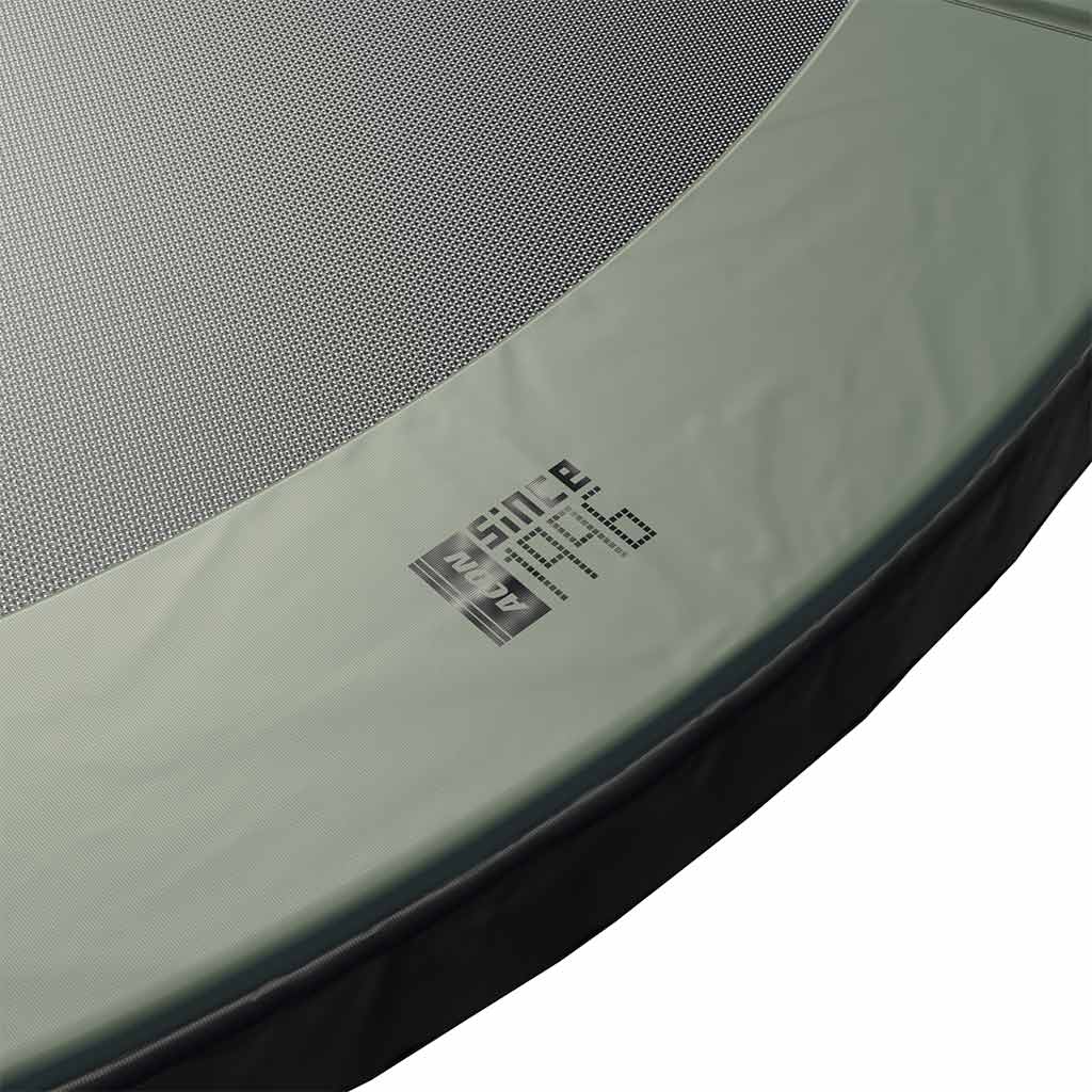 ACON Air 2022 4,3m Trampolin Rahmen und Federn installiert.