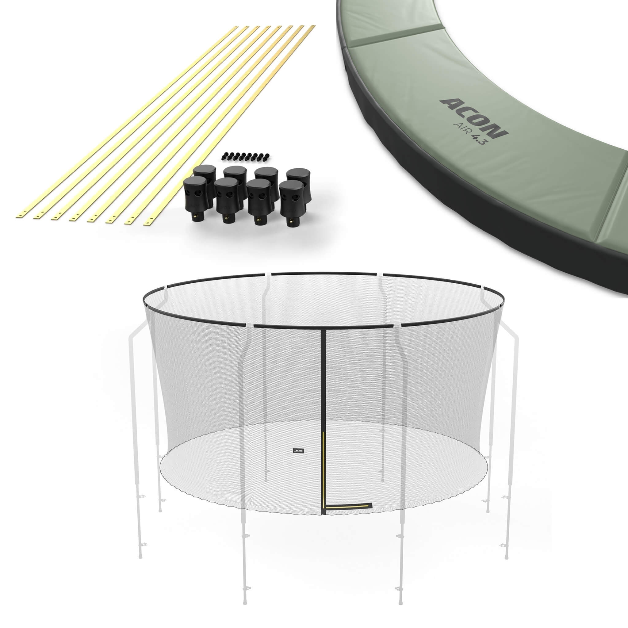 Sicherheits-Update-Kit für Acon Air Premium Runde trampoline.